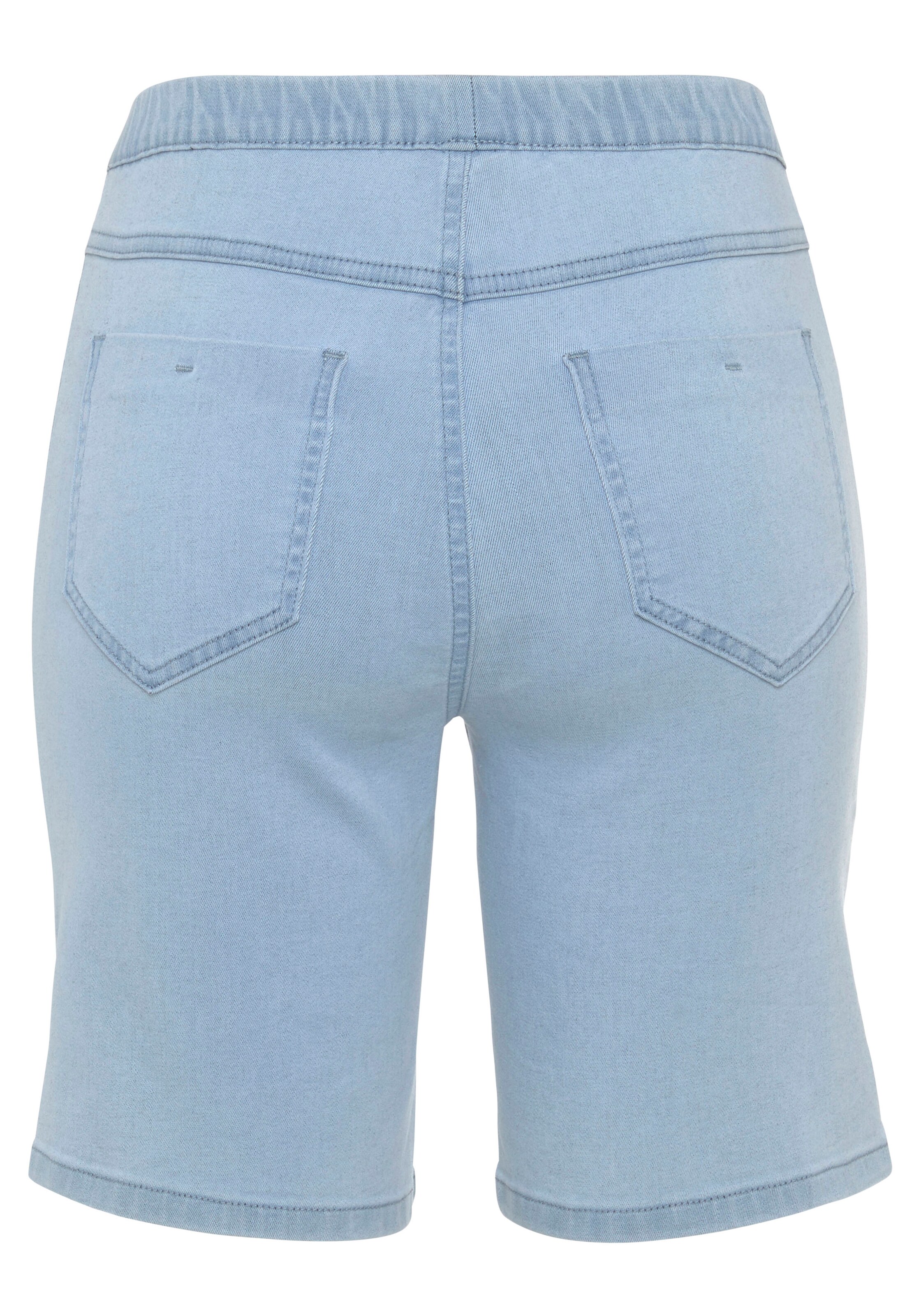 BUFFALO Slimfit Shorts in Blau