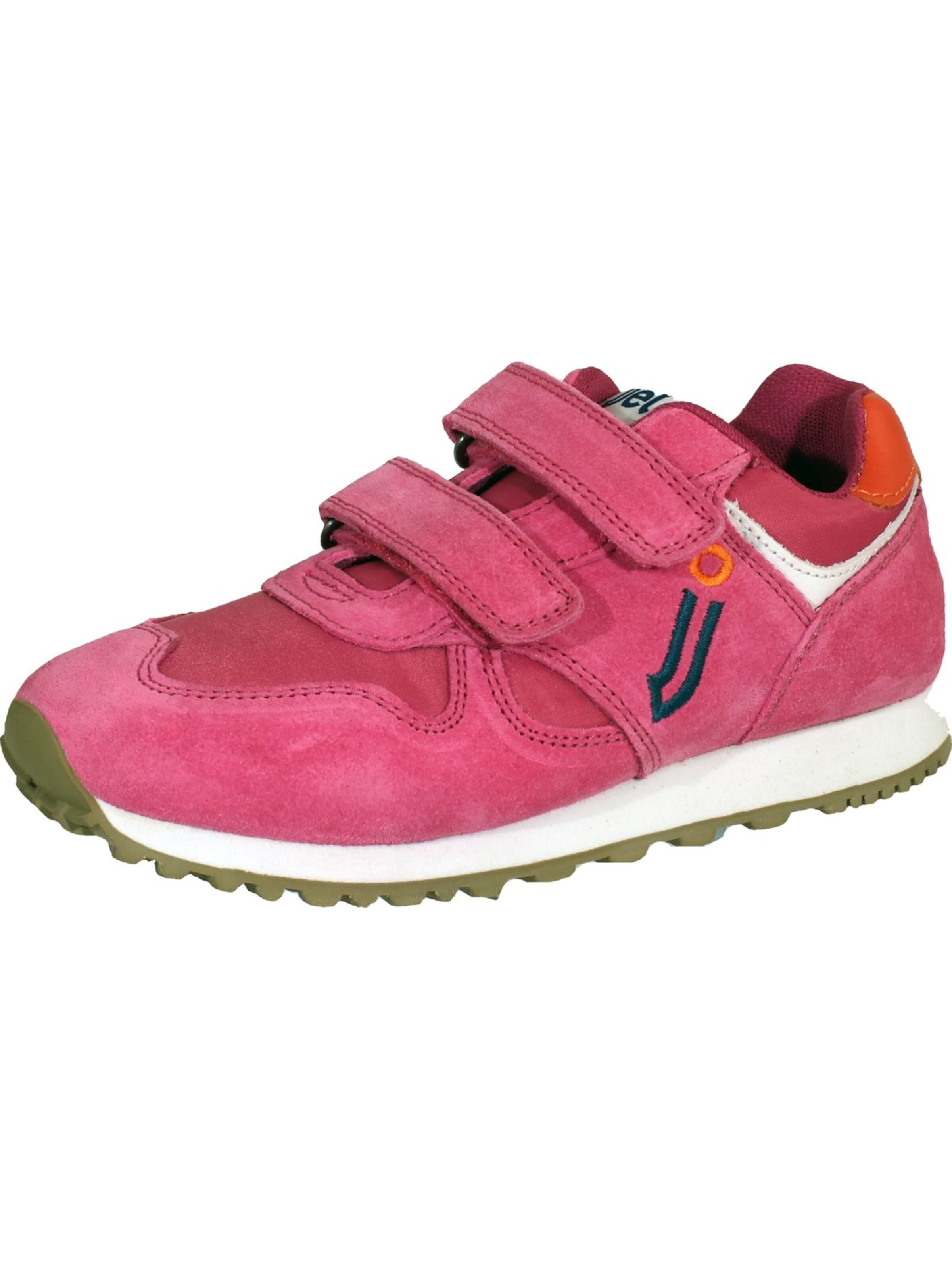 Jela Sneakers 'Jela Zayn- Fuchsia Leder' in Pink: front