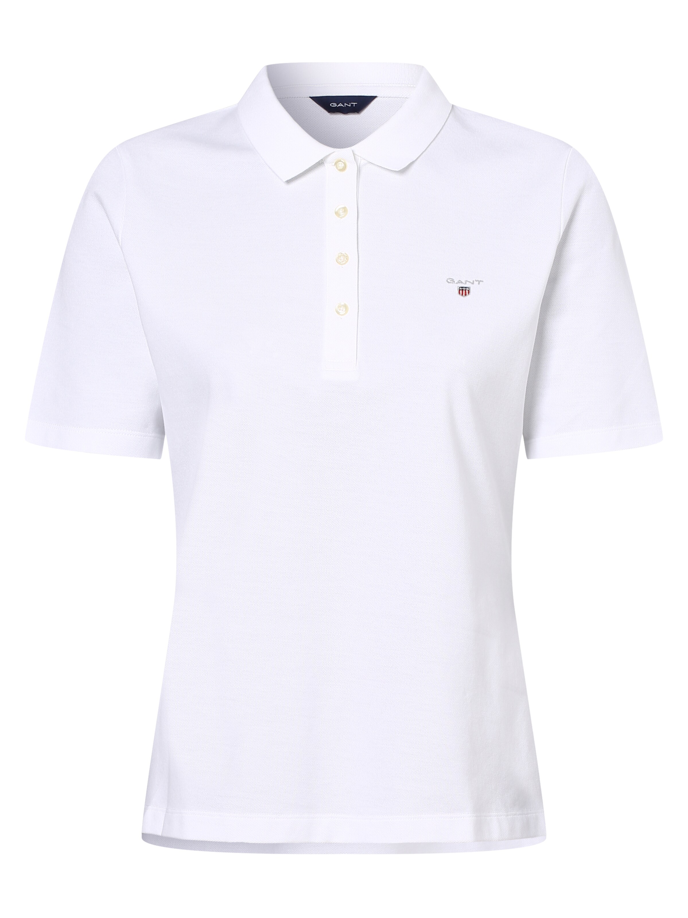 GANT Majica | bela barva: sprednja stran