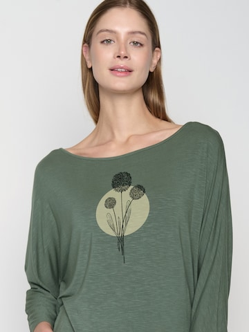 GREENBOMB Shirt 'Nature Allium ' in Groen