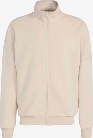 ADIDAS SPORTSWEAR Sportsweatvest in Beige: voorkant
