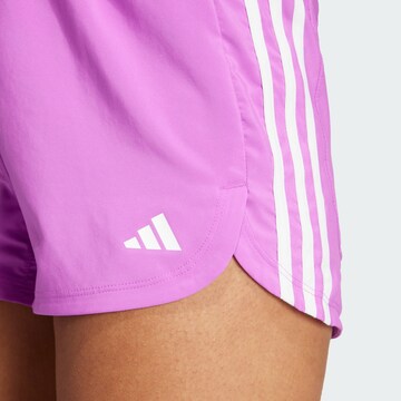 ADIDAS PERFORMANCE Loose fit Athletic Pants 'Pacer' in Purple