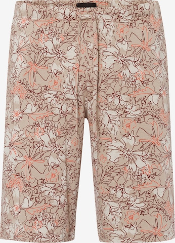 Hanro Pajama Pants ' Night & Day ' in Beige: front