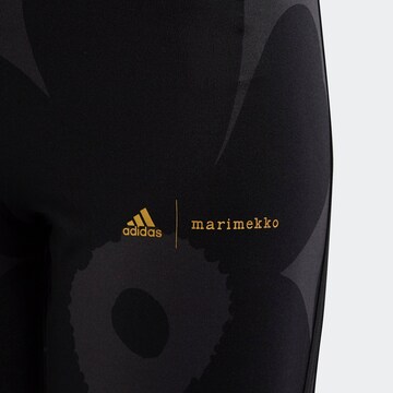 ADIDAS PERFORMANCE Skinny Sporthose 'Marimekko' in Grau