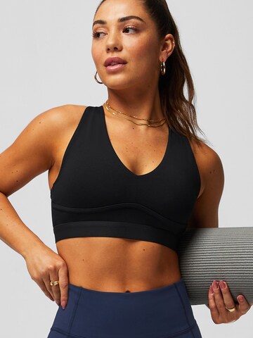 Fabletics BH 'All Day Every Day' in Schwarz: Vorderseite