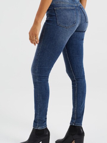 Skinny Jeans de la WE Fashion pe albastru