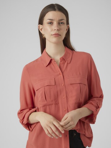 VERO MODA Bluse 'VILMA' in Rot