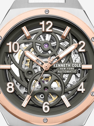 Kenneth Cole Analoog horloge 'Bayview' in Zilver