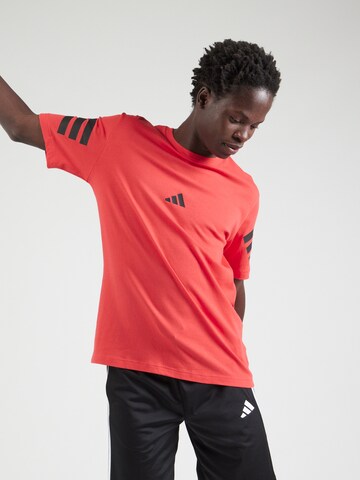 Maglia funzionale 'FI 3S' di ADIDAS SPORTSWEAR in rosso: frontale