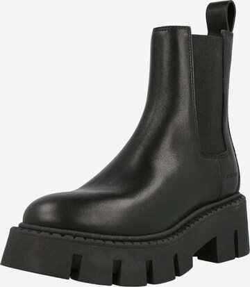 Copenhagen Chelsea Boots in Schwarz: predná strana