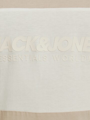 Jack & Jones Plus Μπλουζάκι 'JJELEGACY' σε μπεζ