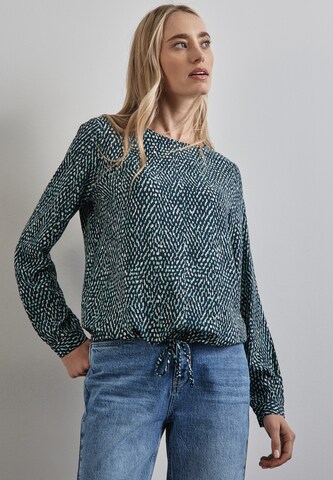 STREET ONE Blouse in Blue: front