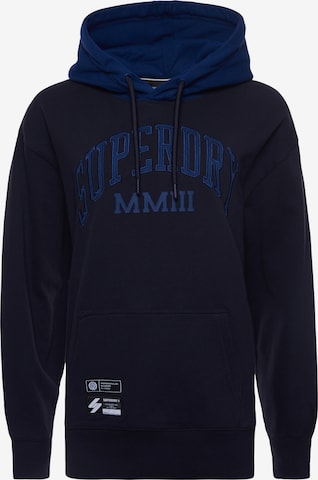 Superdry Sweatshirt in Zwart: voorkant