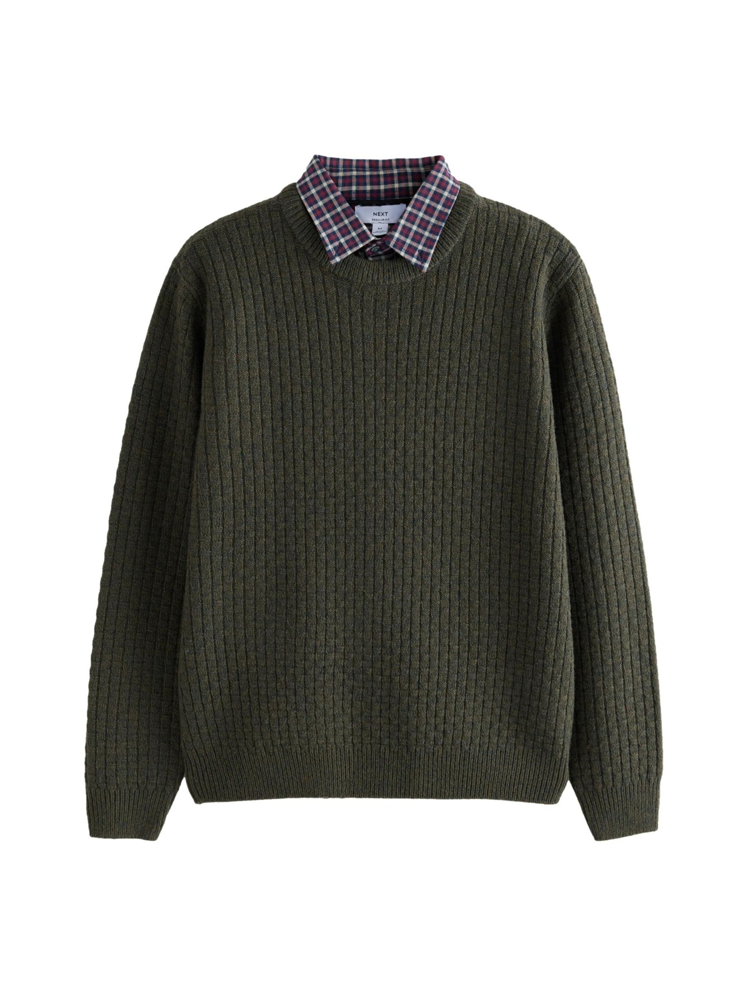 Next Sweter w kolorze zielony: przód