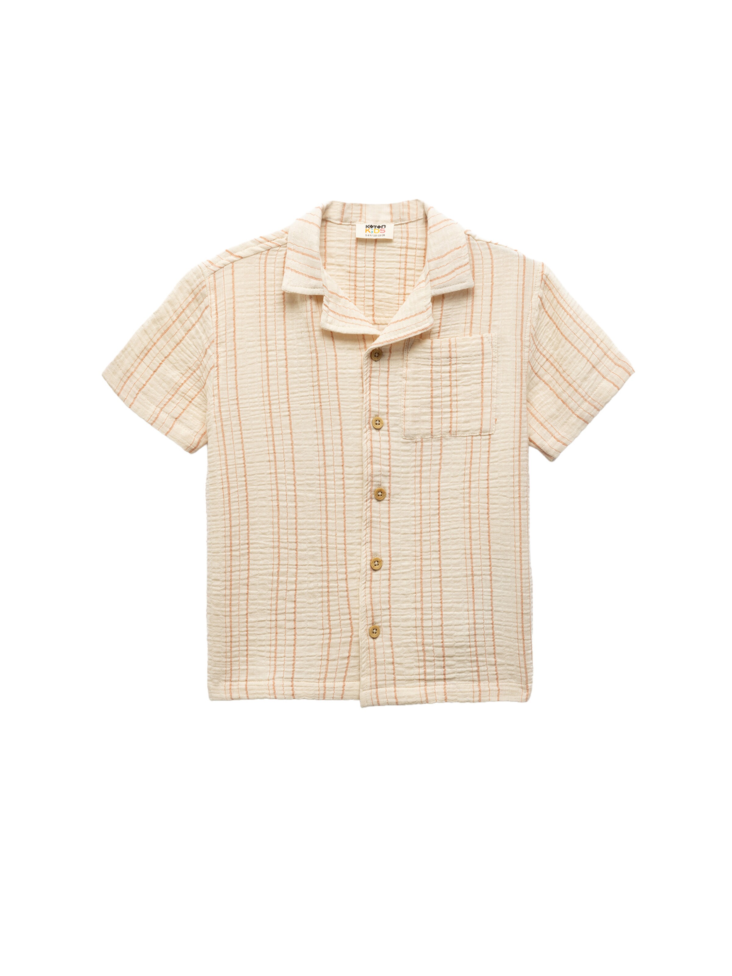 Koton Regular fit Overhemd in Oranje: voorkant