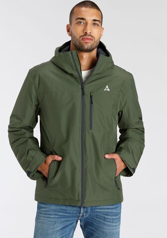 Schöffel Outdoor jacket in Green: front