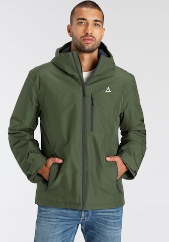 Schöffel Outdoor jacket in Green: front