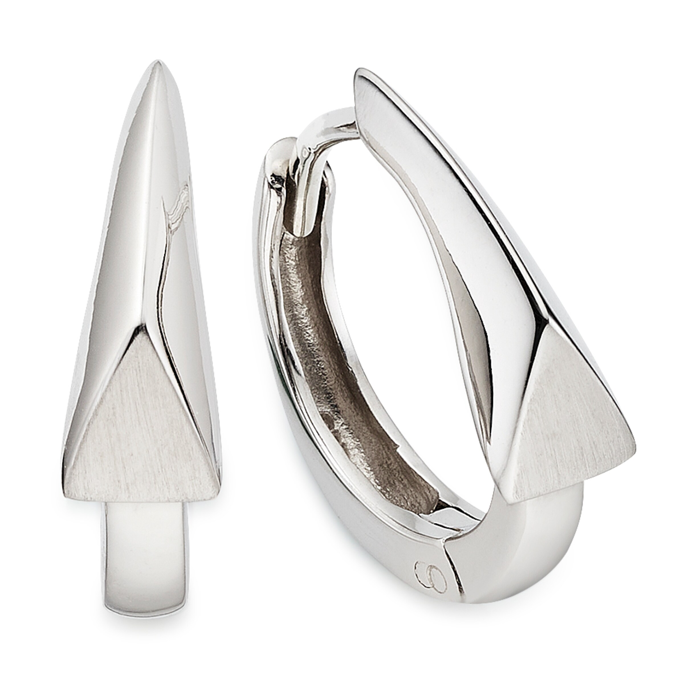 Bruno Banani LM Ohrringe in Silber: Vorderseite