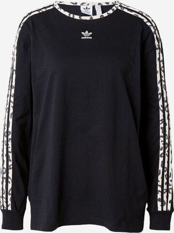 ADIDAS ORIGINALS Shirt in Black: front