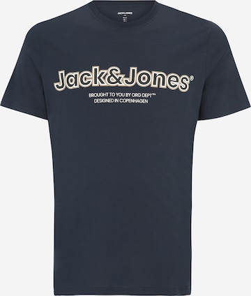 Jack & Jones Plus Skjorte 'LAKEWOOD' i blå: forside