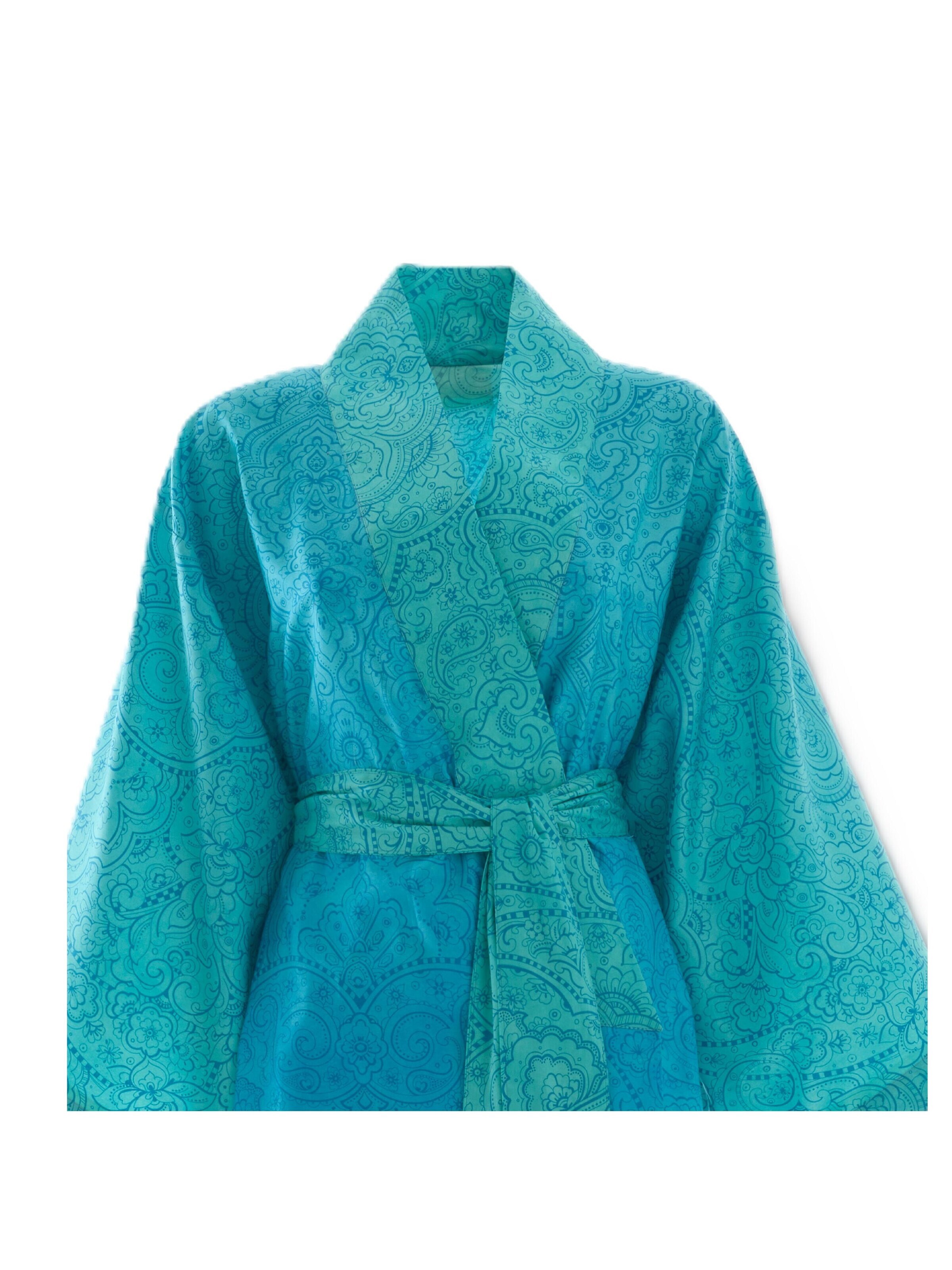 BASSETTI Kimono 'DOLCEACQUA' mit Schmuckkarton in Blau