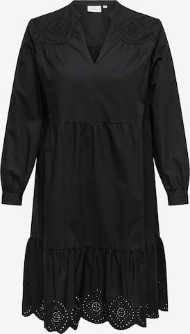 Abito camicia di ONLY Carmakoma in nero: frontale