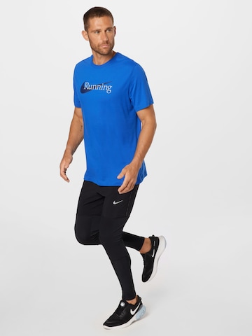 NIKE Skinny Sportbroek 'Phenom Run Division' in Zwart