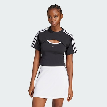 ADIDAS ORIGINALS - Camiseta 'Cali' en negro: frente