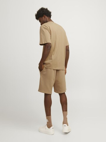 JACK & JONES Shirt 'Ocean Club' in Beige