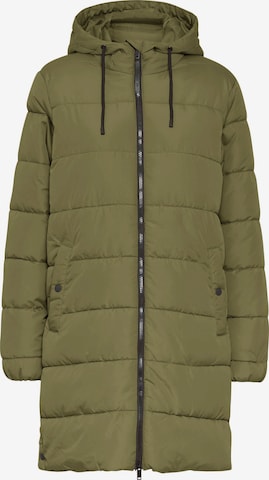 Fransa Winter Jacket 'Mabelle' in Green: front