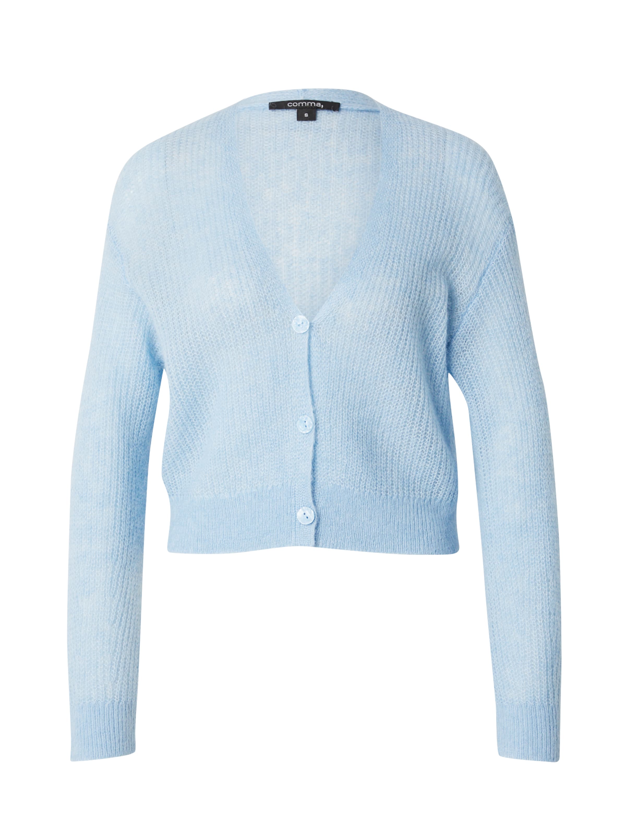 COMMA Strickjacke in Blau: Vorderseite