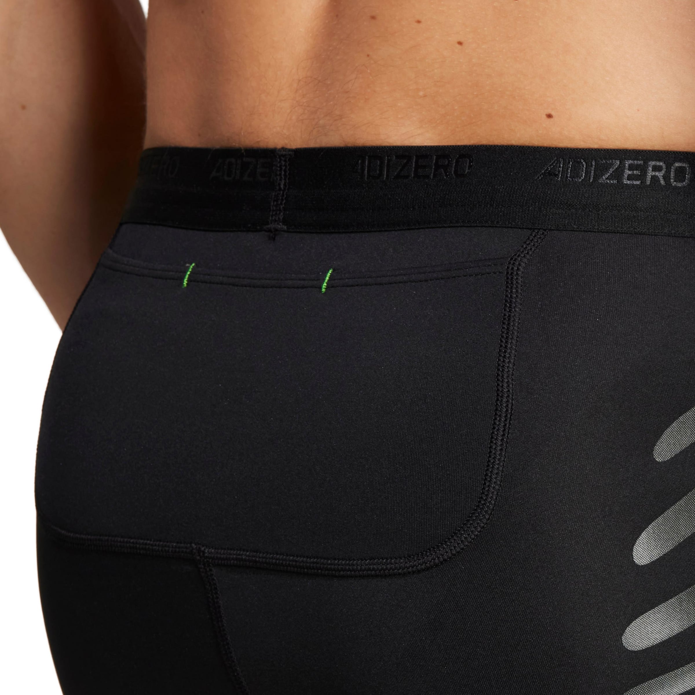 Skinny Pantalon de sport 'Adizero Control' ADIDAS PERFORMANCE en noir