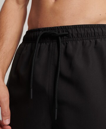 Superdry Zwemshorts in Zwart