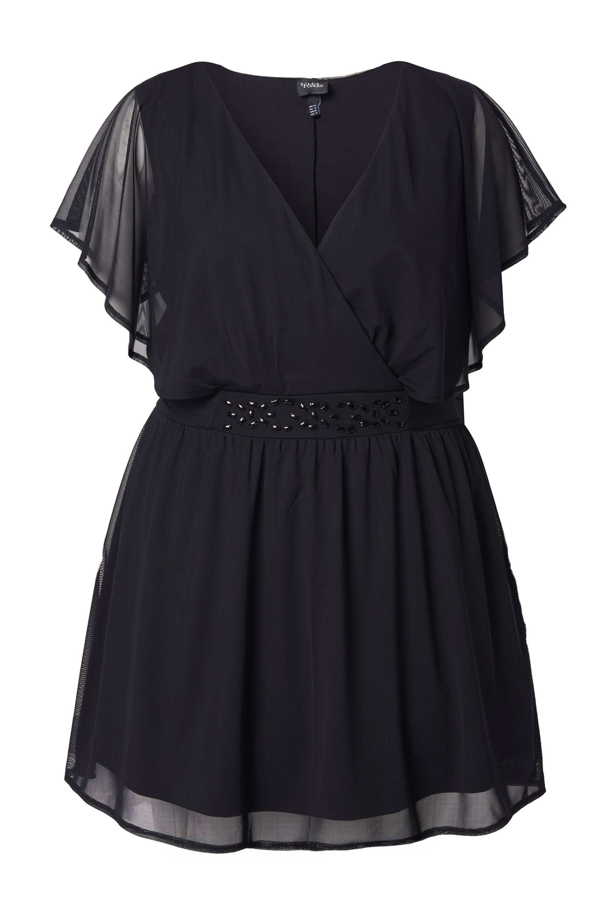 Ulla Popken Blouse in Zwart: voorkant