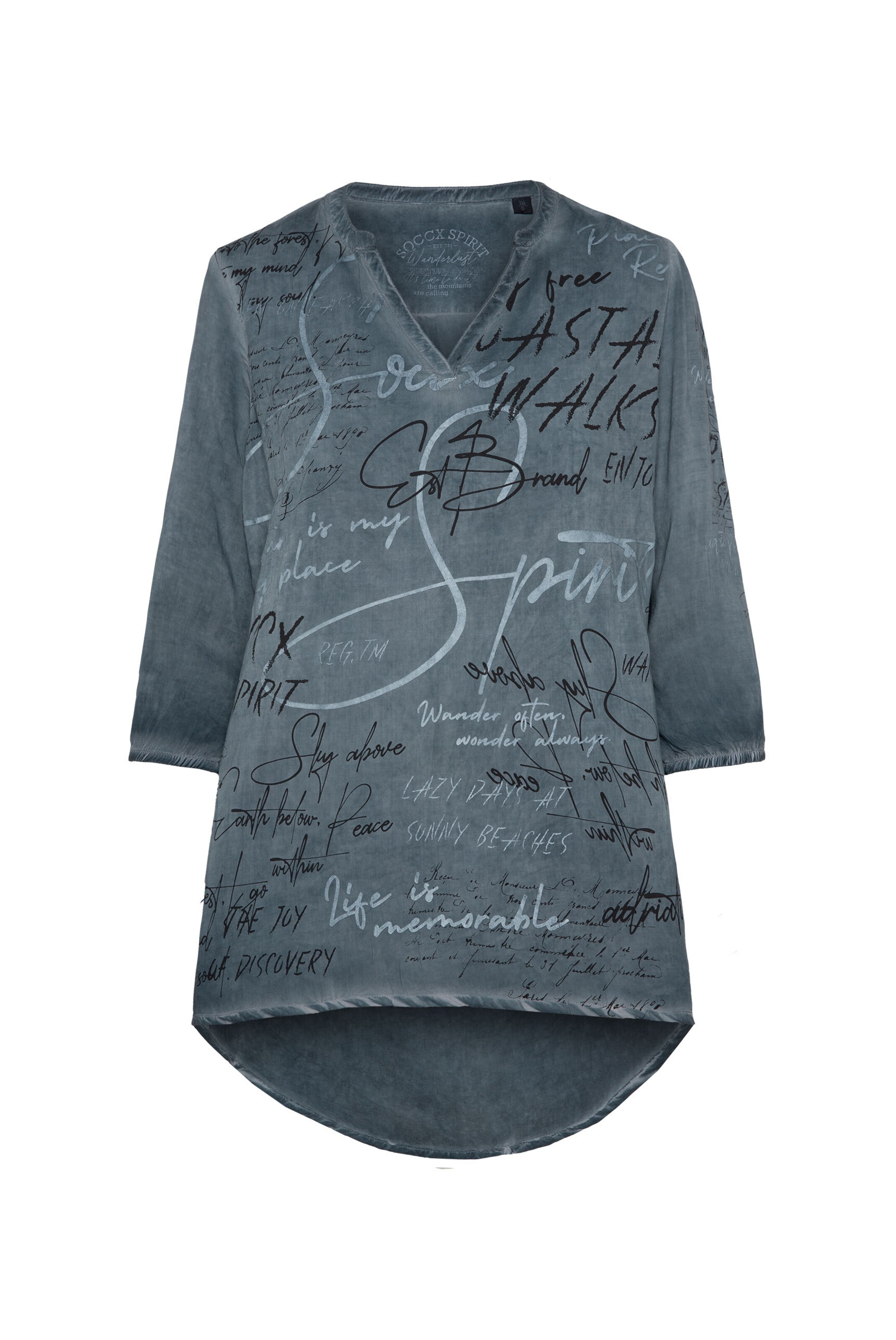 Soccx Tuniek 'Wanderlust' in Blauw: voorkant