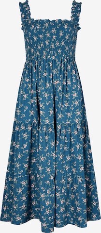 Apricot Dress in Blue: front
