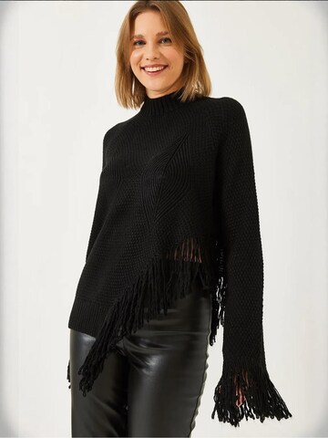 Bianco LucciPulover 'Pullover' - crna boja