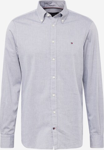 Coupe slim Chemise 'ROYAL' Tommy Hilfiger Tailored en bleu : devant