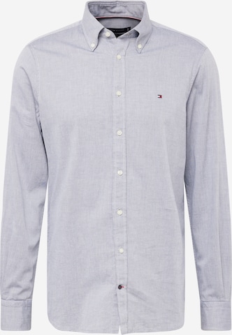 Coupe slim Chemise 'ROYAL' Tommy Hilfiger Tailored en bleu : devant