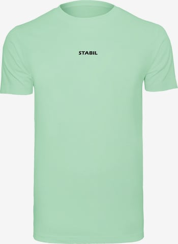 Merchcode Shirt 'Stabil' in Groen: voorkant