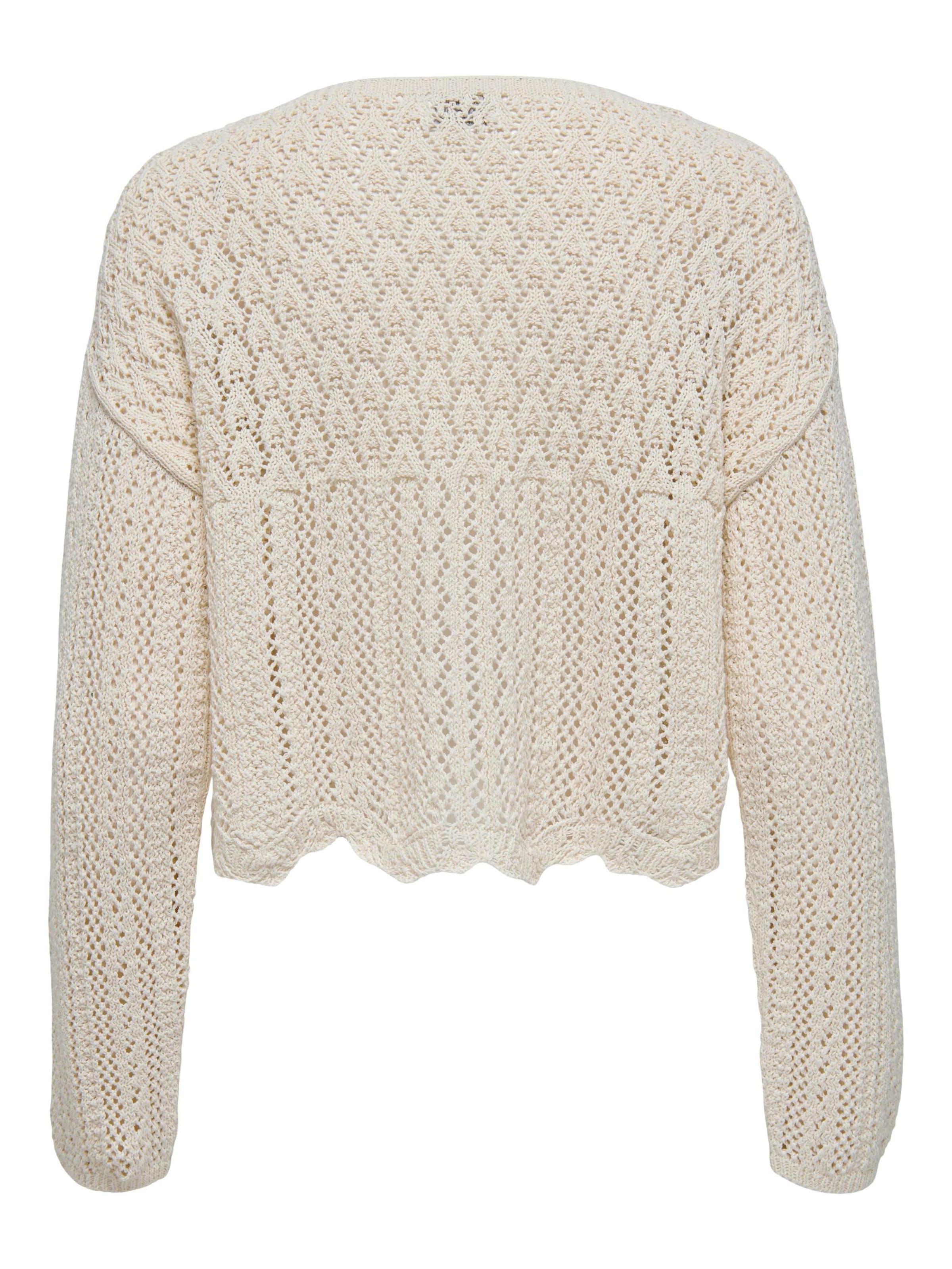 ONLY Strickjacke 'ONLNola' in Beige