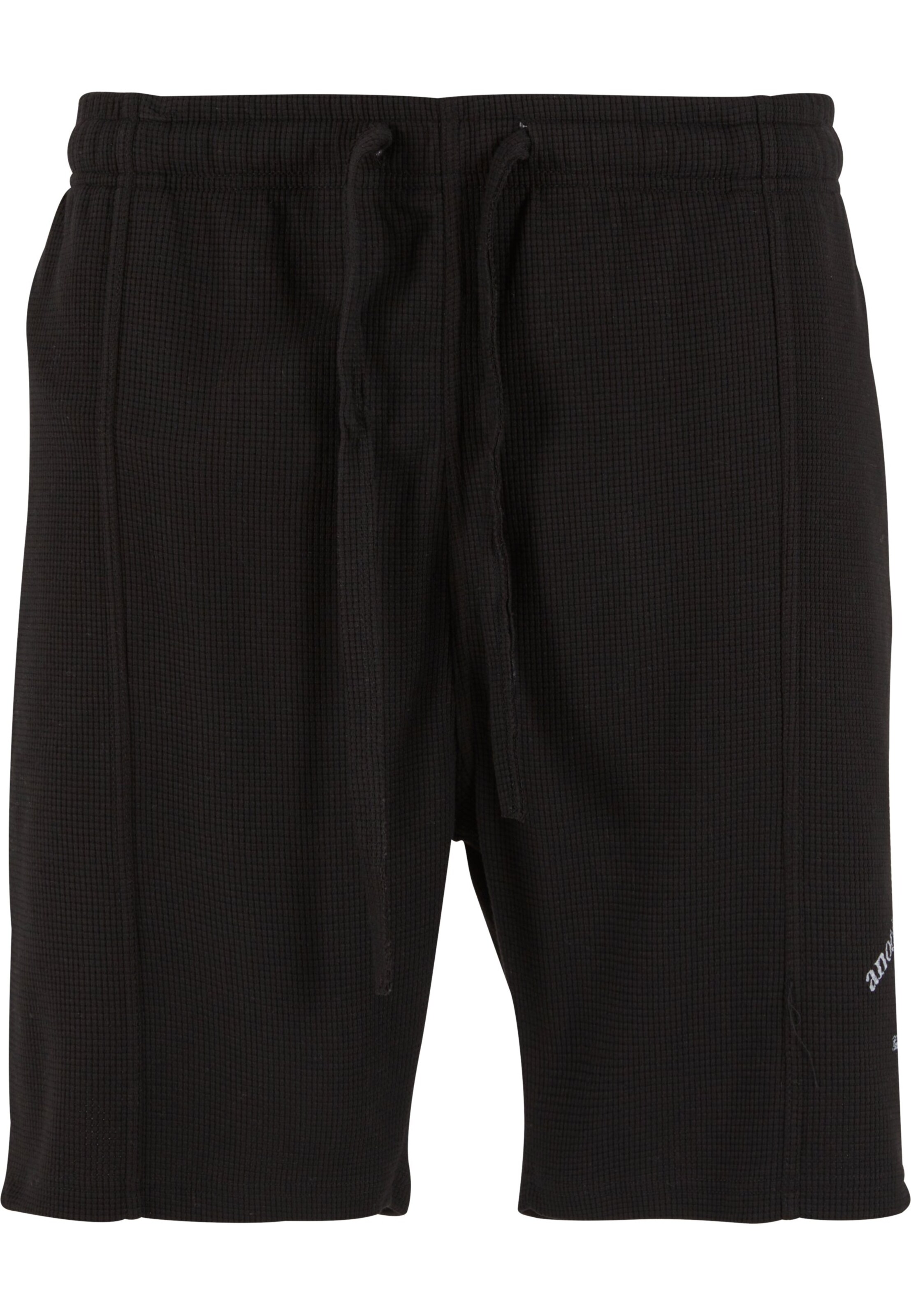 Another Cotton Lab Regular Hose in Schwarz: Vorderseite