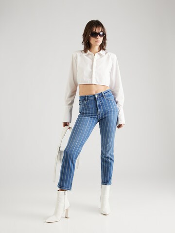 Coupe slim Jean 'HARLEY HOTFIX STEVIE' River Island en bleu