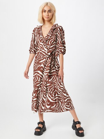 Robe 'WILMA' River Island en marron : devant