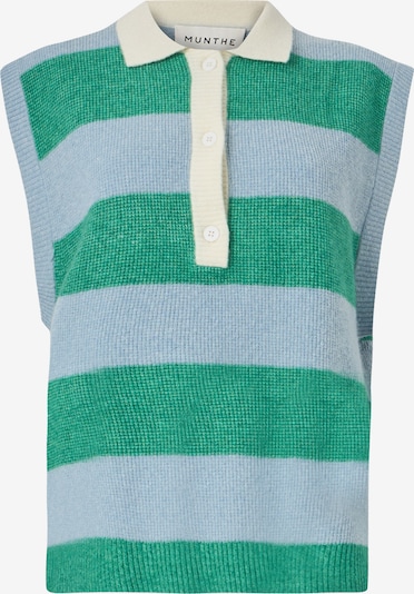 Munthe Pulover 'BRACHA' u tirkiz / pastelno plava, Pregled proizvoda