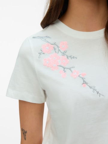 VERO MODA T-shirt i vit