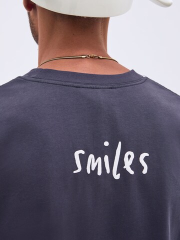 Smiles Shirt 'Joel' in Grijs