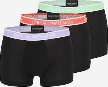 Boxer di Emporio Armani in nero: frontale