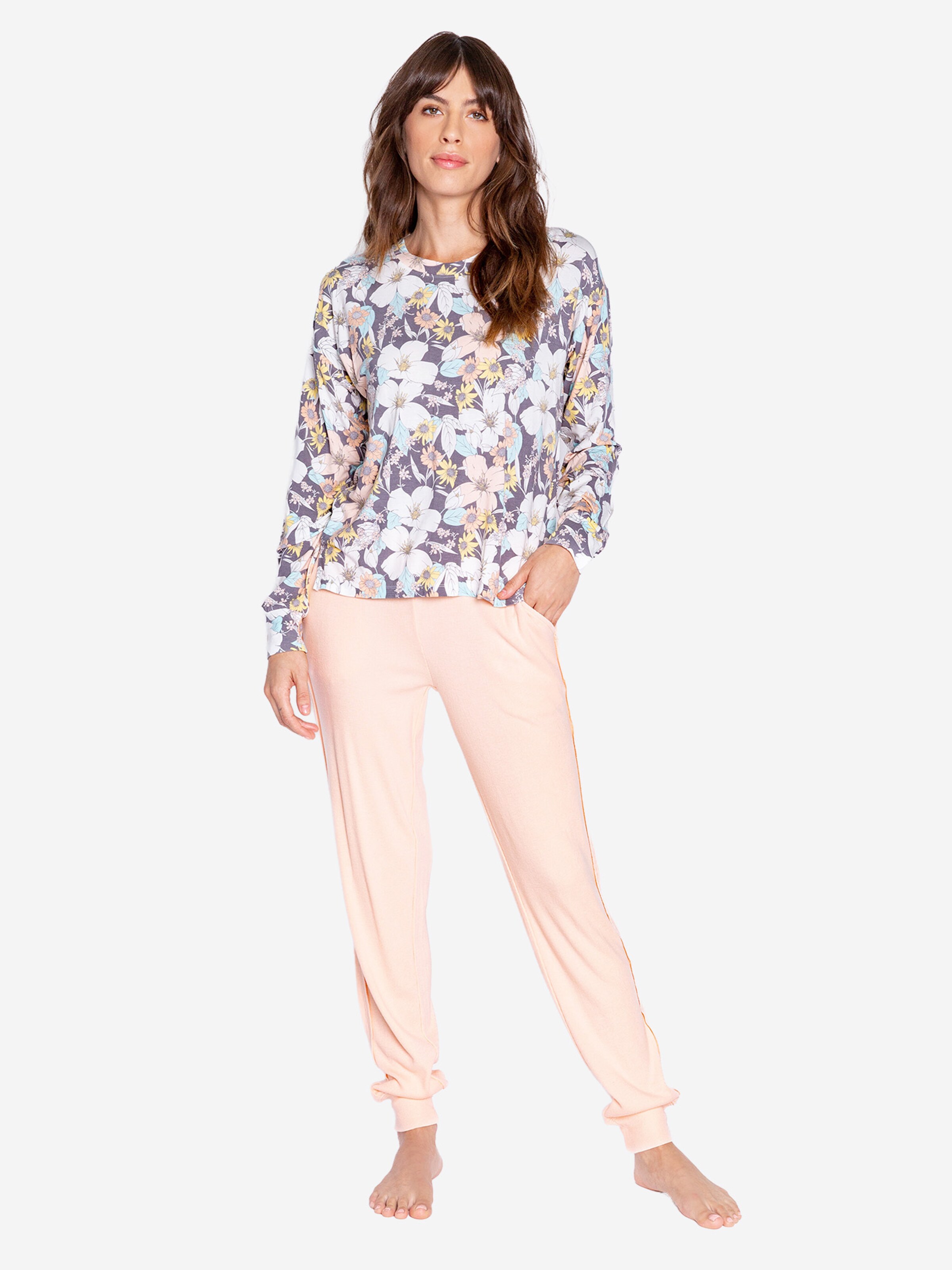 Chemise de nuit 'Pastel Dreams' PJ Salvage en mélange de couleurs