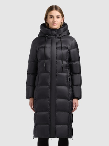Cappotto invernale 'Willa 2' di khujo in nero: frontale